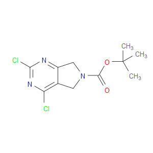 TERT-BUTYL 2,4-DICHLORO-5H-PYRROLO[3,4-D]PYRIMIDINE-6(7H)-CARBOXYLATE - Click Image to Close