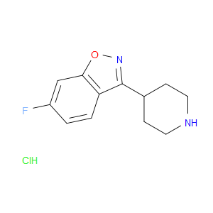 6-FLUORO-3-(4-PIPERIDINYL)-1,2-BENZISOXAZOLE HYDROCHLORIDE