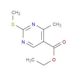 ETHYL 4-METHYL-2-(METHYLTHIO)PYRIMIDINE-5-CARBOXYLATE