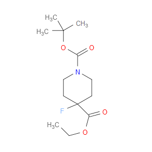 ETHYL N-BOC-4-FLUOROPIPERIDINE-4-CARBOXYLATE - Click Image to Close
