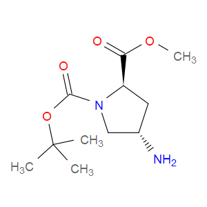 (2R,4S)-1-TERT-BUTYL 2-METHYL 4-AMINOPYRROLIDINE-1,2-DICARBOXYLATE
