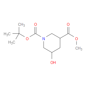 1-TERT-BUTYL 3-METHYL 5-HYDROXYPIPERIDINE-1,3-DICARBOXYLATE