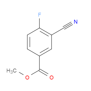 METHYL 3-CYANO-4-FLUOROBENZOATE - Click Image to Close