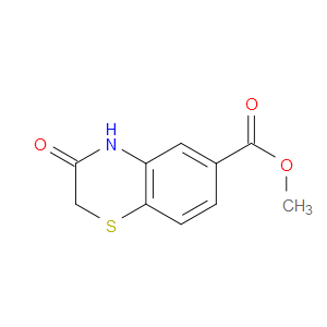 METHYL 3-OXO-3,4-DIHYDRO-2H-1,4-BENZOTHIAZINE-6-CARBOXYLATE