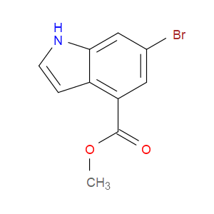METHYL 6-BROMO-1H-INDOLE-4-CARBOXYLATE