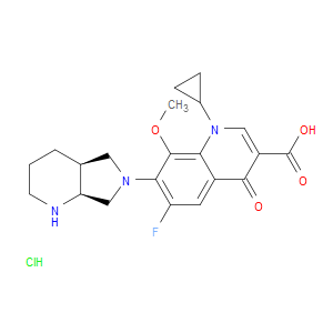 MOXIFLOXACIN HYDROCHLORIDE - Click Image to Close