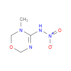 3,6-DIHYDRO-3-METHYL-N-NITRO-2H-1,3,5-OXADIAZIN-4-AMINE - Click Image to Close