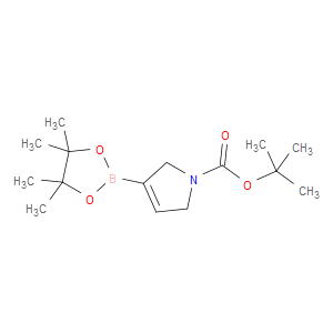 TERT-BUTYL 3-(4,4,5,5-TETRAMETHYL-1,3,2-DIOXABOROLAN-2-YL)-2,5-DIHYDRO-1H-PYRROLE-1-CARBOXYLATE - Click Image to Close
