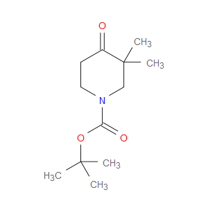 TERT-BUTYL 3,3-DIMETHYL-4-OXOPIPERIDINE-1-CARBOXYLATE