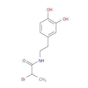 2-BROMO-N-[2-(3,4-DIHYDROXYPHENYL)ETHYL]-PROPANAMIDE - Click Image to Close