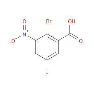 2-BROMO-5-FLUORO-3-NITROBENZOIC ACID