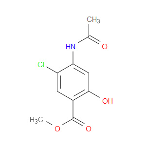 4-ACETYLAMINO-5-CHLORO-2-HYDROXYBENZOIC ACID METHYL ESTER - Click Image to Close