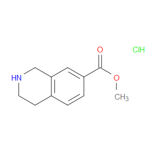 METHYL 1,2,3,4-TETRAHYDROISOQUINOLINE-7-CARBOXYLATE HYDROCHLORIDE - Click Image to Close