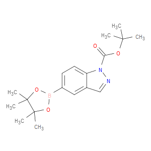 TERT-BUTYL 5-(4,4,5,5-TETRAMETHYL-1,3,2-DIOXABOROLAN-2-YL)-1H-INDAZOLE-1-CARBOXYLATE - Click Image to Close