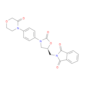 (S)-2-((2-OXO-3-(4-(3-OXOMORPHOLINO)PHENYL)OXAZOLIDIN-5-YL)METHYL)ISOINDOLINE-1,3-DIONE - Click Image to Close