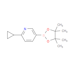 2-CYCLOPROPYL-5-(4,4,5,5-TETRAMETHYL-1,3,2-DIOXABOROLAN-2-YL)PYRIDINE - Click Image to Close