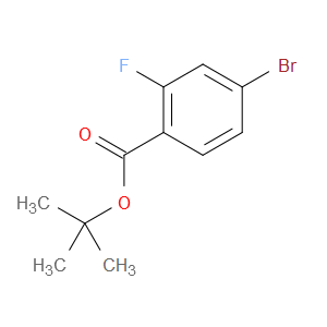 TERT-BUTYL 4-BROMO-2-FLUOROBENZOATE - Click Image to Close