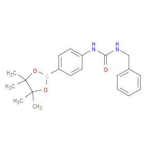 1-BENZYL-3-(4-(4,4,5,5-TETRAMETHYL-1,3,2-DIOXABOROLAN-2-YL)PHENYL)UREA