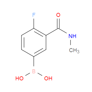 4-FLUORO-3-(METHYLCARBAMOYL)PHENYLBORONIC ACID - Click Image to Close