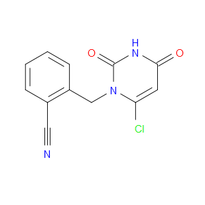 2-((6-CHLORO-2,4-DIOXO-3,4-DIHYDROPYRIMIDIN-1(2H)-YL)METHYL)BENZONITRILE