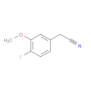 2-(4-FLUORO-3-METHOXYPHENYL)ACETONITRILE - Click Image to Close