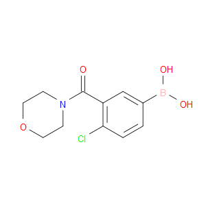 (4-CHLORO-3-(MORPHOLINE-4-CARBONYL)PHENYL)BORONIC ACID - Click Image to Close