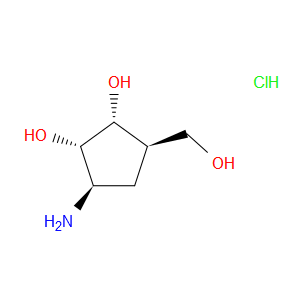 (1R,2S,3R,5R)-3-AMINO-5-(HYDROXYMETHYL)CYCLOPENTANE-1,2-DIOL HYDROCHLORIDE - Click Image to Close