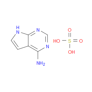 4-AMINO-7H-PYRROLO[2,3-D]PYRIMIDINE HYDROGEN SULFATE