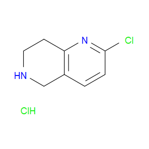 2-CHLORO-5,6,7,8-TETRAHYDRO-1,6-NAPHTHYRIDINE HYDROCHLORIDE - Click Image to Close