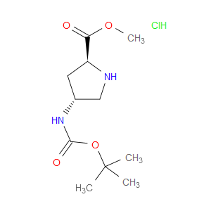 METHYL (2S,4R)-4-BOC-AMINOPYRROLIDINE-2-CARBOXYLATE HYDROCHLORIDE - Click Image to Close