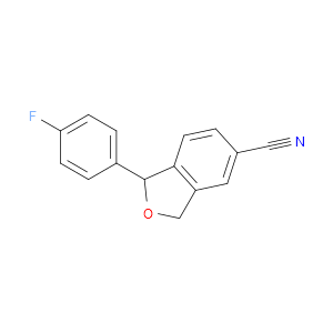 1-(4-FLUOROPHENYL)-1,3-DIHYDROISOBENZOFURAN-5-CARBONITRILE