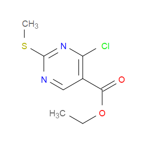 ETHYL 4-CHLORO-2-(METHYLTHIO)PYRIMIDINE-5-CARBOXYLATE