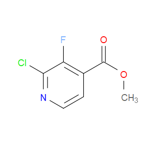 METHYL 2-CHLORO-3-FLUORO-4-PYRIDINECARBOXYLATE - Click Image to Close