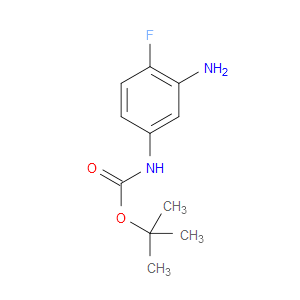 TERT-BUTYL 3-AMINO-4-FLUOROPHENYLCARBAMATE - Click Image to Close