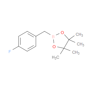 2-(4-FLUOROBENZYL)-4,4,5,5-TETRAMETHYL-1,3,2-DIOXABOROLANE