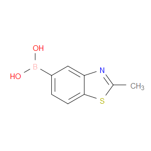2-METHYLBENZOTHIAZOLE-5-BORONIC ACID