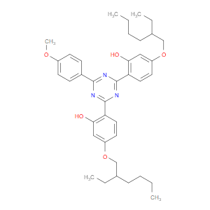 2,4-Bis[4-(2-ethylhexyloxy)-2-hydroxyphenyl]-6-(4-methoxyphenyl)-1,3,5-triazine