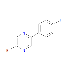 2-BROMO-5-(4-FLUOROPHENYL)PYRAZINE