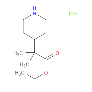 ETHYL 2-METHYL-2-(PIPERIDIN-4-YL)PROPANOATE HYDROCHLORIDE - Click Image to Close