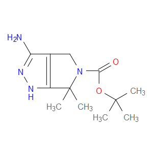 TERT-BUTYL 3-AMINO-6,6-DIMETHYLPYRROLO[3,4-C]PYRAZOLE-5(1H,4H,6H)-CARBOXYLATE