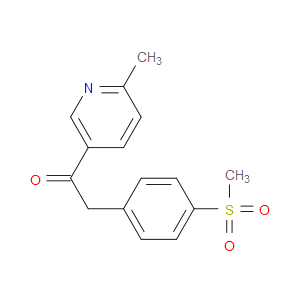 1-(6-METHYLPYRIDIN-3-YL)-2-(4-(METHYLSULFONYL)PHENYL)ETHANONE