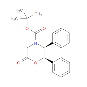 TERT-BUTYL (2R,3S)-(-)-6-OXO-2,3-DIPHENYL-4-MORPHOLINECARBOXYLATE