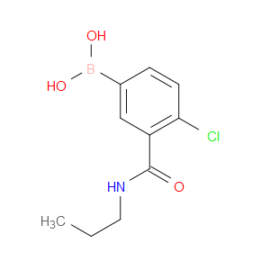 (4-CHLORO-3-(PROPYLCARBAMOYL)PHENYL)BORONIC ACID