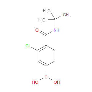 3-CHLORO-4-(N-TERT-BUTYLCARBAMOYL)PHENYLBORONIC ACID - Click Image to Close