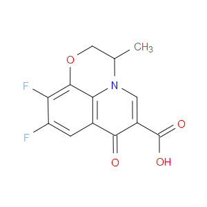 9,10-DIFLUORO-2,3-DIHYDRO-3-METHYL-7-OXO-7H-PYRIDO[1,2,3-DE]-1,4-BENZOXAZINE-6-CARBOXYLIC ACID
