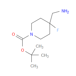 TERT-BUTYL 4-(AMINOMETHYL)-4-FLUOROPIPERIDINE-1-CARBOXYLATE