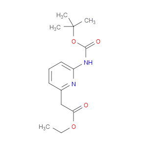 ETHYL 2-(6-((TERT-BUTOXYCARBONYL)AMINO)PYRIDIN-2-YL)ACETATE