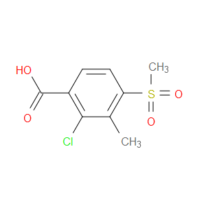 2-CHLORO-3-METHYL-4-(METHYLSULFONYL)BENZOIC ACID