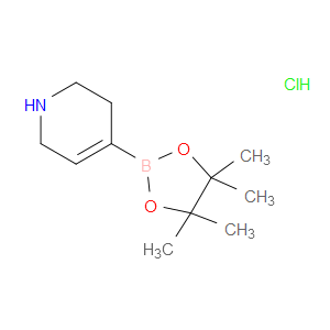 4-(4,4,5,5-TETRAMETHYL-1,3,2-DIOXABOROLAN-2-YL)-1,2,3,6-TETRAHYDROPYRIDINE HYDROCHLORIDE - Click Image to Close