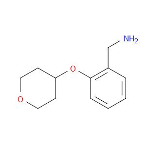 1-[2-[(TETRAHYDROPYRAN-4-YL)OXY]PHENYL]METHYLAMINE